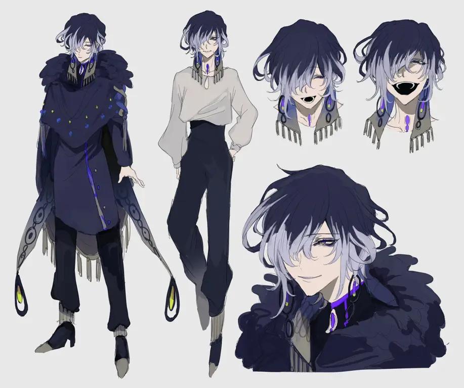 Karakter-karakter yang memikat Desain karakter anime yang menarik