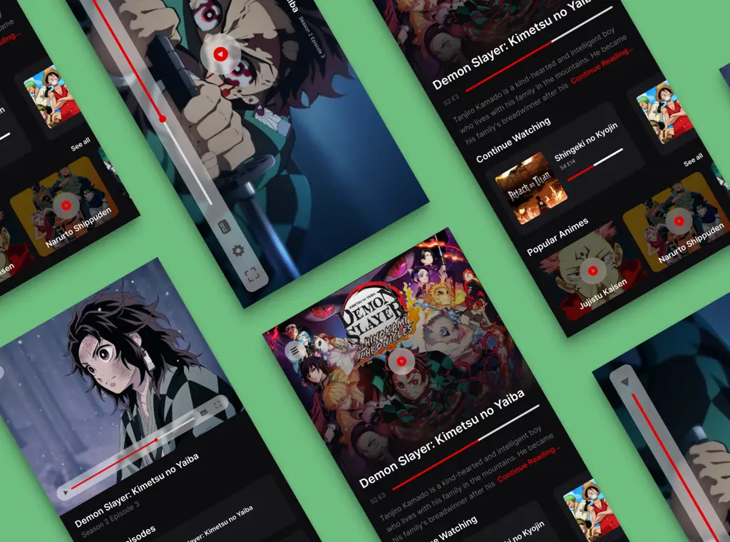 Antarmuka yang Ramah Pengguna Antarmuka situs streaming anime yang nyaman dan mudah digunakan.