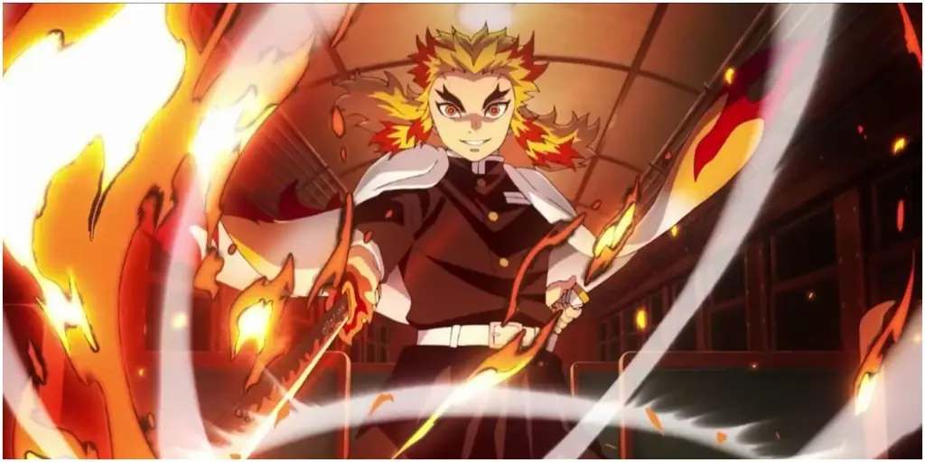Kenangan Rengoku Sensei Gambar Rengoku Kyojuro di Demon Slayer Season 4