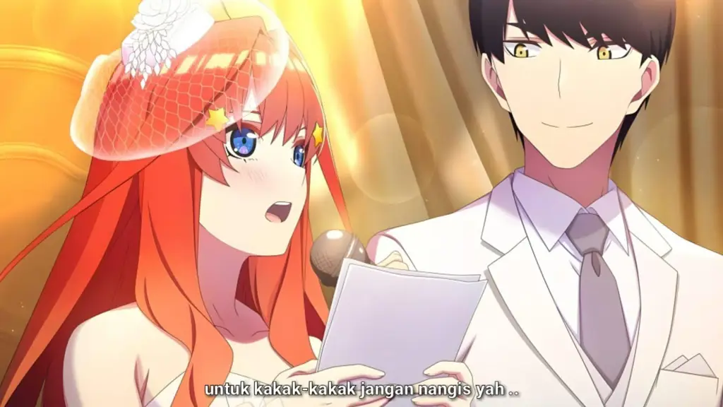 Momen Lucu dari Anime Gambar adegan lucu dari Gotoubun no Hanayome