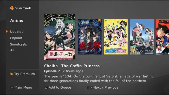 Berbagai Pilihan Streaming Anime Antarmuka layanan streaming anime