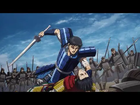 Adegan Pertempuran Strategis di Anime Kingdom Gambar adegan pertempuran di anime Kingdom