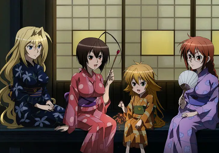 Adegan pertarungan seru di anime Sekirei Gambar adegan pertarungan dalam anime Sekirei