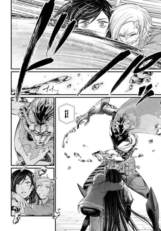 Panel manga Shuumatsu no Valkyrie yang epik