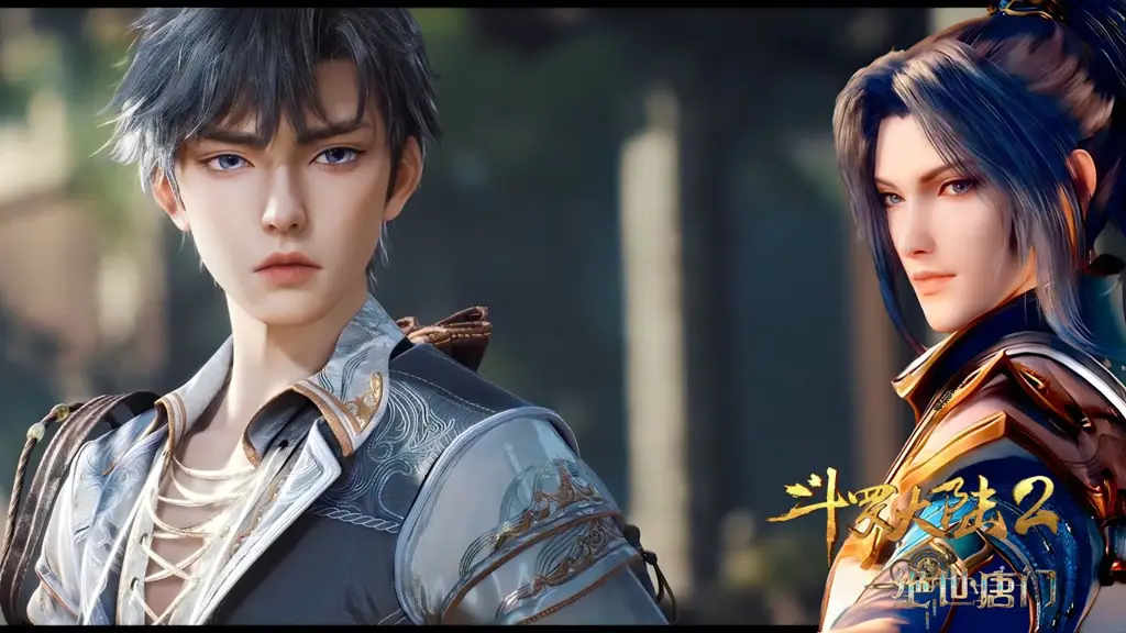 Tang San dengan kekuatan dan penampilan yang semakin kuat Tang San di Soul Land Season 2